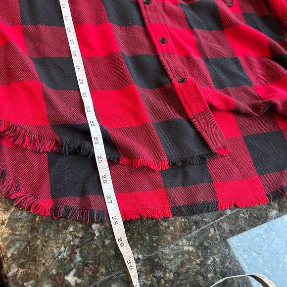 RAILS Larsson Embroidered button down in crimson jet. Tribal. Buffalo check. EUC - Picture 13 of 13